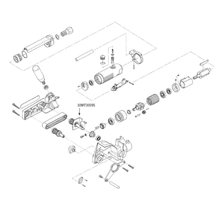 Monti Bristle Blaster Drive Shaft Sub Assembly 10MT30595
